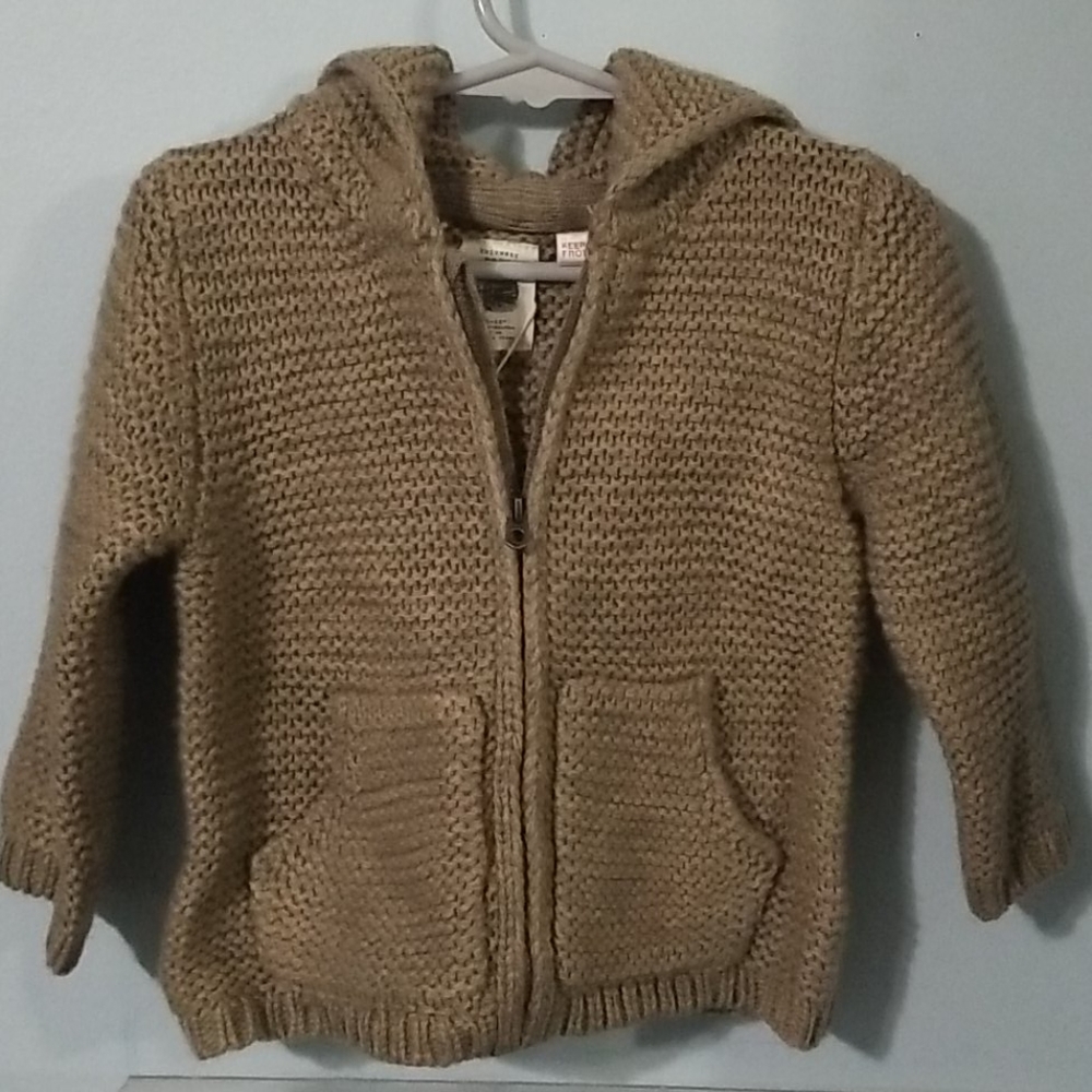 ZARA knit hooded sweater